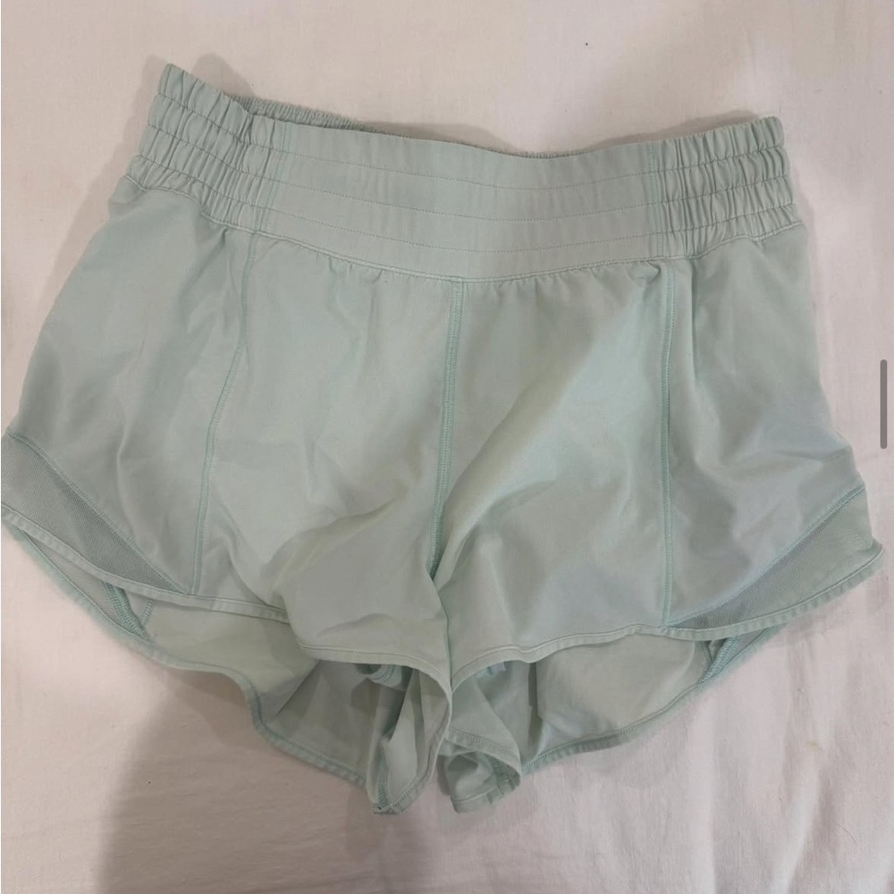 Lululemon Athletica Mint Green Athletic Shorts